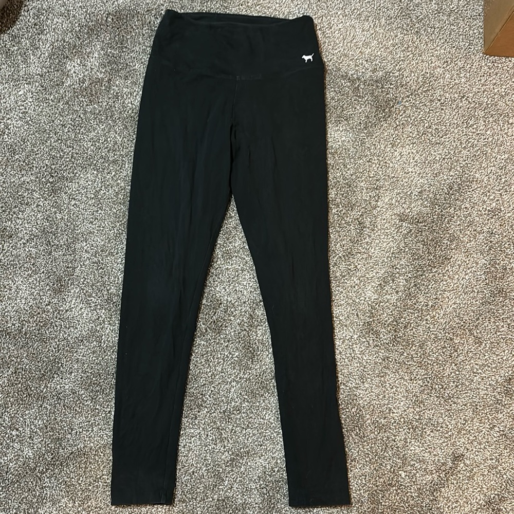 Pink VS Black Leggings